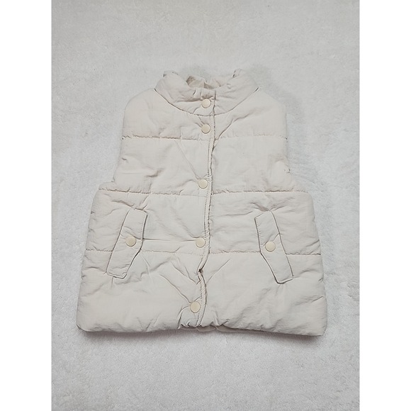 Jessica Simpson Toddler Girls Puff Vest Cream Size 2T - Picture 1 of 6